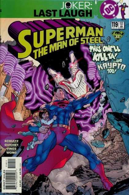 Superman: Man of Steel 119 - The Man Of Steel - Krypto - Superman - Children - Rescue