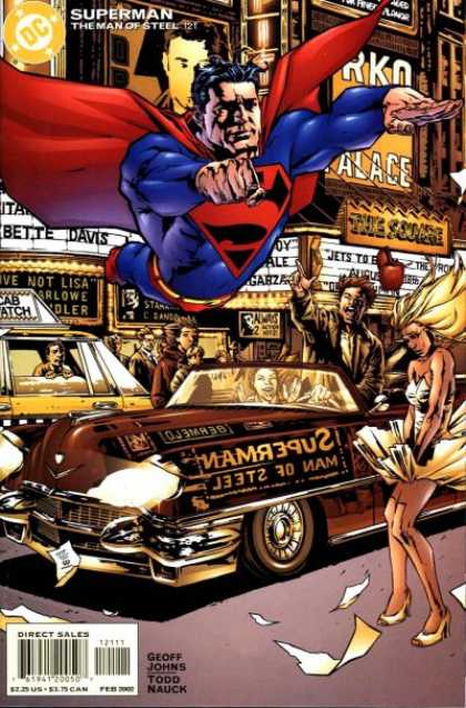 Superman: Man of Steel 121 - Dc - Taxi Cab - Geoff Johns - Todd Nauck - The Square
