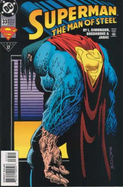 Superman: Man of Steel 33 - Dc - Simonson - Bogdanove - Janke - Approved By The Comics Code Authority