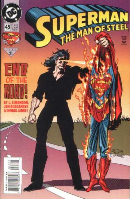 Superman: Man of Steel 45 - Clark Kent - End Of The Road - L Simonson - Dc Comics - Superheroes