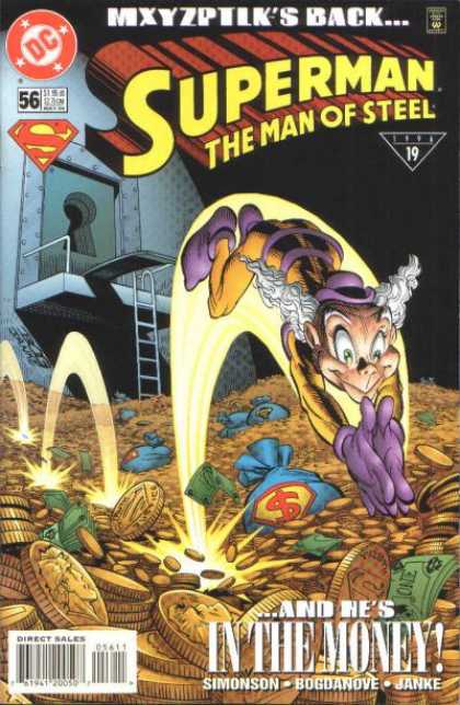 Superman: Man of Steel 56 - Superman The Man Of Steel 56 - Mxyzptlk - Gold - In The Money - Dc Comics