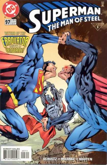 Superman: Man of Steel 97 - Superman - Eradicator - Schultz - Man Of Steel Comics - Dc Comics