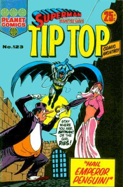 Superman Presents Tip Top 123 - Superman - Planet - Comics - Peguin - Batman