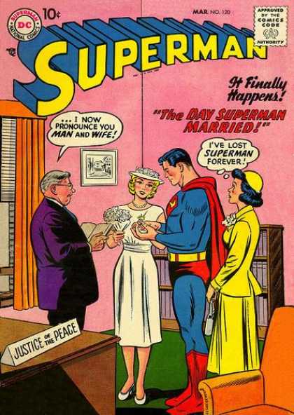 Superman 120 - Superman - Dc - The Day Superman Married - Mariage - Nbr 120 - Curt Swan