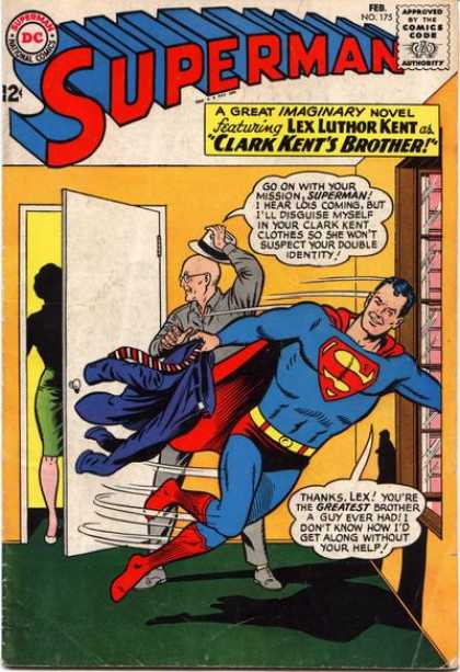 Superman 175 - Door - Superhero - Comic Book - Man - Cape - Curt Swan