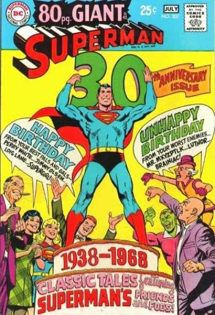 Superman 207 - Lex Luthor - Supergirl - Brainiac - Monstrous Villains - Epic Superheros - Neal Adams
