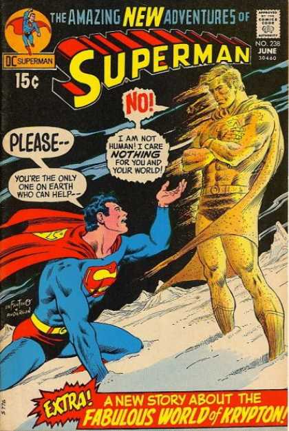 Superman 238 - Superman - Yellow Man - Beg - Dc - World - Carmine Infantino, Murphy Anderson
