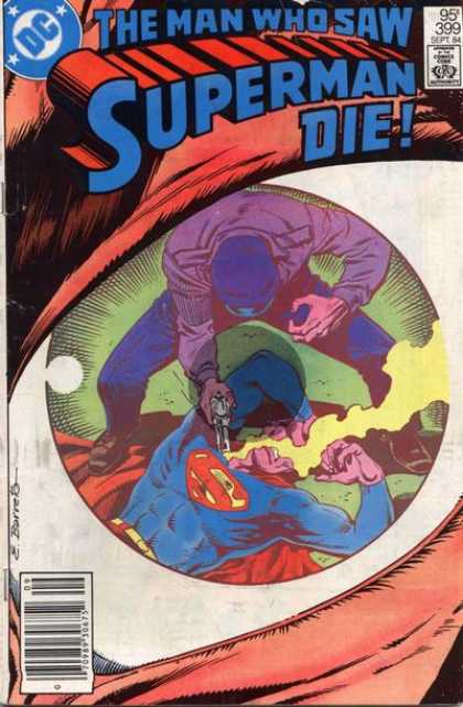 Superman 399 - Gun - Dc - The Man Who Saw Superman Die - Eyeball - Gun Fire - Eduardo Barreto