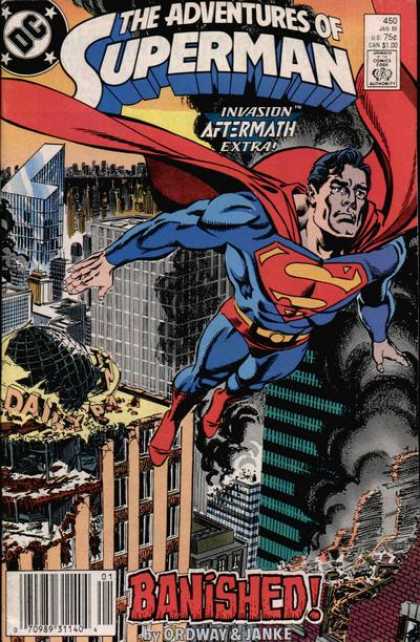 Superman 450 - Invasion Aftermath Extra - Banished - Ordway - Janke - City