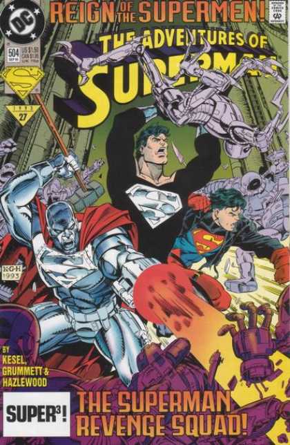Superman 504 - Issue 504 - 1993 - Metal Robots - Super3 - Kesel Grummett U0026 Hazlewood