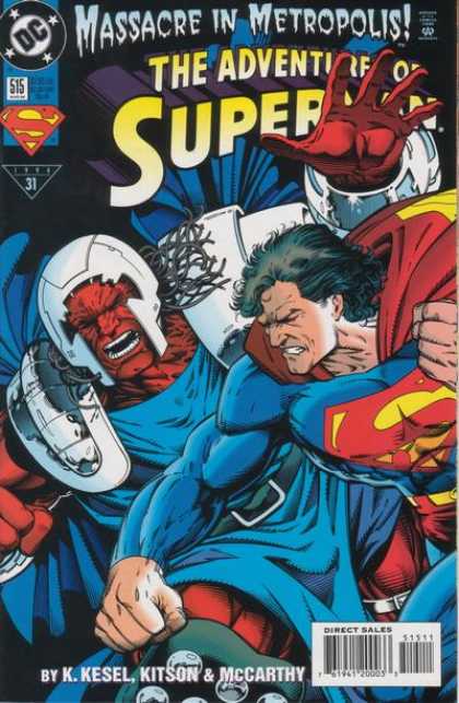 Superman 515 - Massacre In Metropolis - Adventure - K Kesel - Kitson - Mccarthy