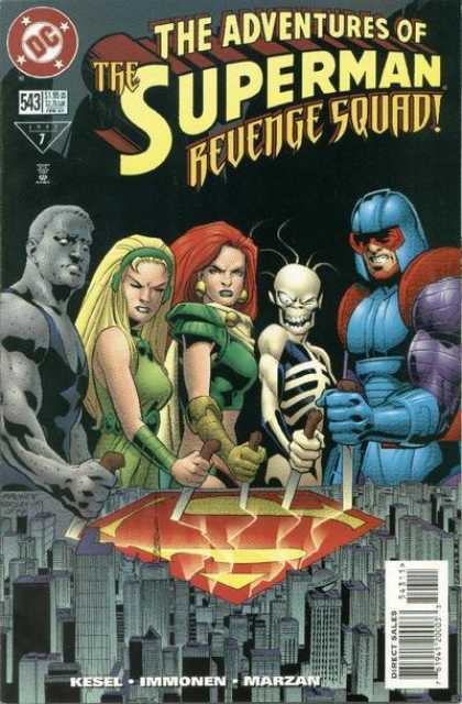 Superman 543 - Revenge Squad - Superman Adventures - Dc Comics - Knives - 5 Villens