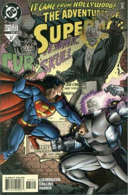 Superman 571 - Hollywood - Superman - Skulls - Simonson - Curse
