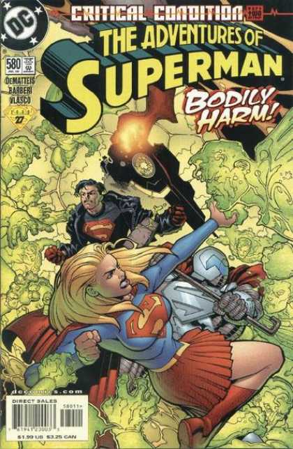 Superman 580 - 3 Authors - Ghost Of Superman - Supergirl - Superboy - Metal Superman