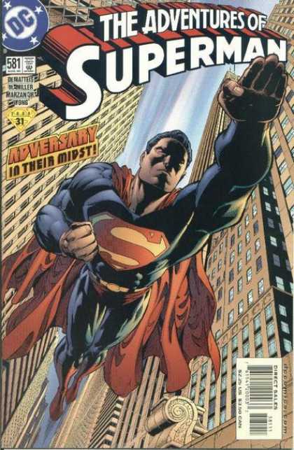 Superman 581 - The Adventures Of Superman - Adversary In Their Midst - Dc - Direct Sales - Para 31