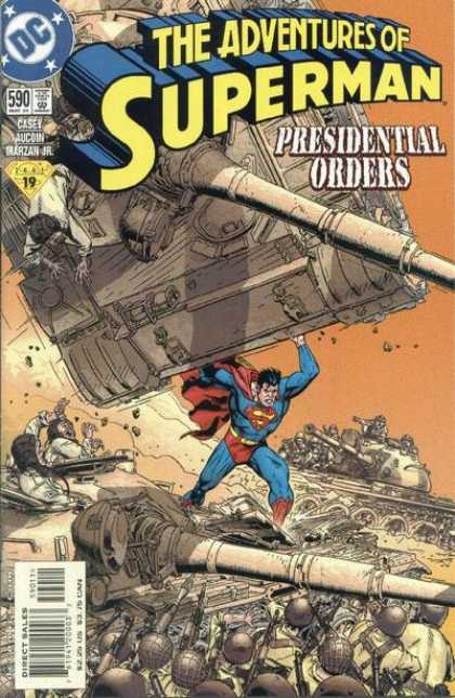 Superman 590 - Adventures - Presidential - Orders - Dc - Tank