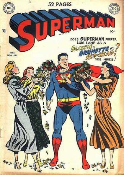 Superman 61 - Women - Blonde - Redhead - Brunette - Flowers