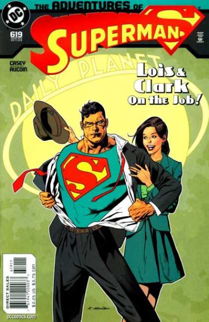 Superman 619 - Daily Planet - Lois - Clark - Casey - Aucoin