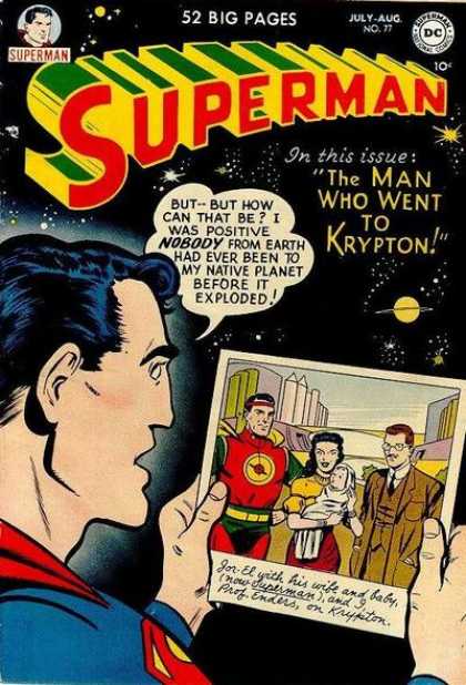 Superman 77 - Krypton - Photo - Family - Baby Picture - Prof Enders