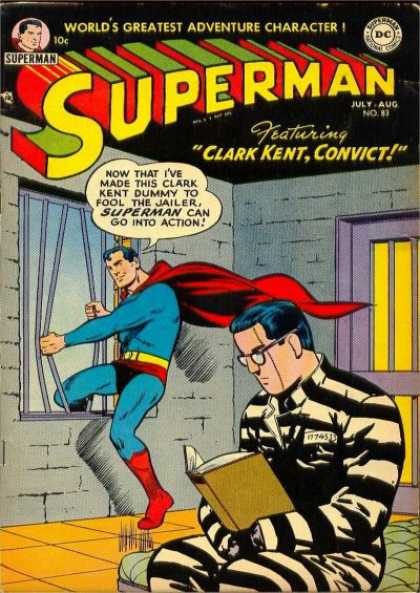 Superman 83 - Dc - 10c - July Agu - Clark Kent Convict