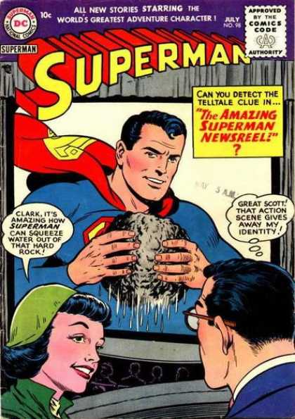 Superman 98 - Approved By The Comics Code - All New Stories - Clark - Scott - Woman