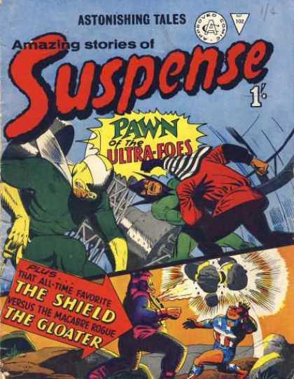 Suspense 102 - Pawn Of The Ultra-foes - The Shield - The Gloater - Fighting - Fire