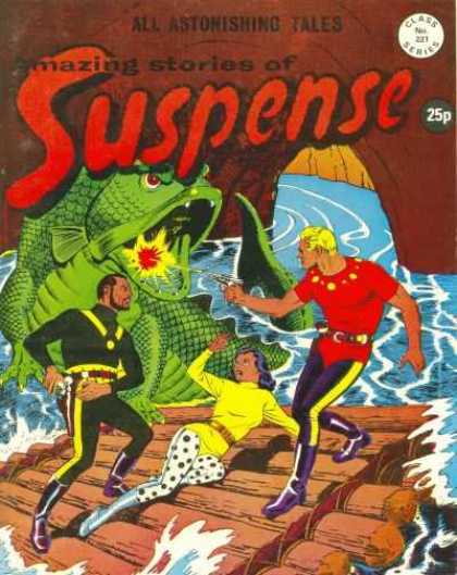 Suspense 221 - Suspense - Tales - Log Raft - Water - Fish