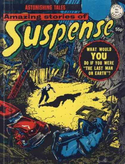 Suspense 241 - Amazing Stories - Class No 241 Series - Astonishing Tales - Car - Man