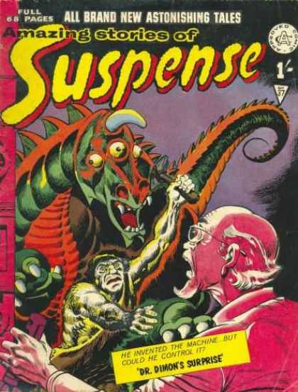 Suspense 37 - Full 68 Pages - Monster - Approved - Man - Axe