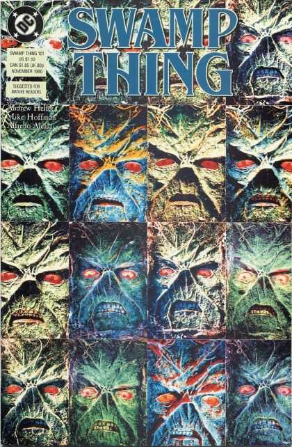 Swamp Thing 101 - Swamp Thing - Dc - Montage - Faces - Mike Hoffman