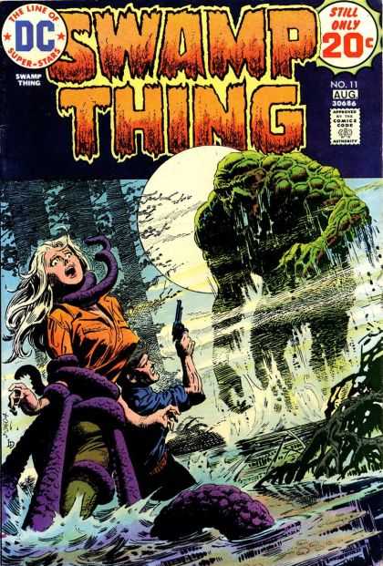 Swamp Thing 11 - Dc - Super Stars - Still Only 20c - No 11 Aug - Swamp Thing - Luis Dominguez