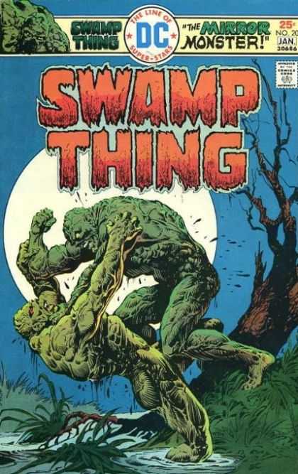 Swamp Thing 20 - Swamp Life Revenge - Swamp Shadow Hollow - Twin Ivy - Mirror Image Death - Back Thrasher - Ernie Chan, Richard Corben