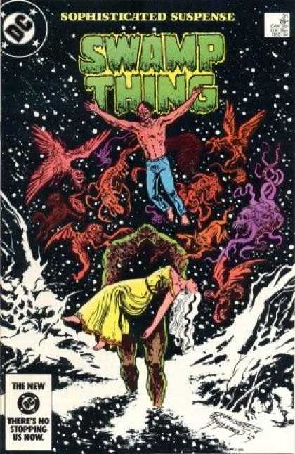 Swamp Thing 31 - Dc - Birds - Bare Chest - Blue Jeans - Snow