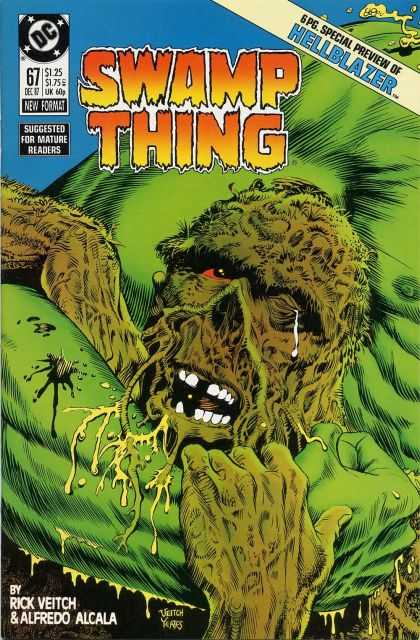 Swamp Thing 67 - Hellblazer - Green - No 67 - December - Rick Veitch - Rick Veitch, Thomas Yeates