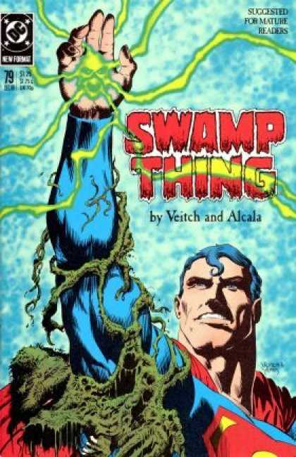 Swamp Thing 79 - Superman - Dc Vetch And Acala - Issue 79 - Swamp Thing - Dc Mature Readers - Rick Veitch, Thomas Yeates