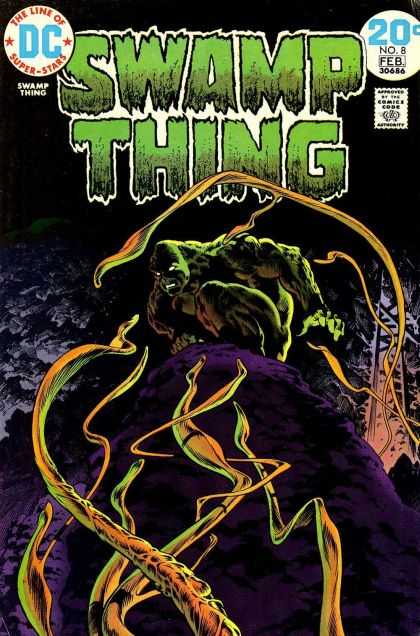 Swamp Thing 8 - The Line Of The Super Stars - Green Monster - Blast - Fire - Evil - Richard Corben, Simon Bisley