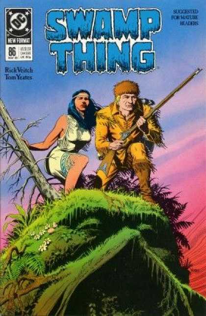 Swamp Thing 86 - Gun - Swamp Thing - Native American - Monster - Thomas Yeates
