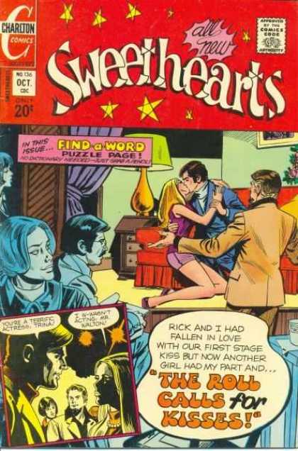 Sweethearts 136 - Charlton Comics - Approved By The Comics Code - All New - Man - Woman