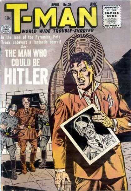 T-Man 34 - Hitler - Look Alike - Sarcophagus - Double - Caught