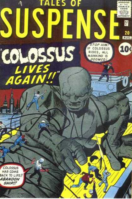 Tales of Suspense 20 - Colossus Lives Again - Abandon Ship - Man Kind Is Doomed - Iron Man - Captain - Jack Kirby