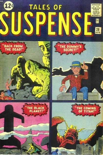 Tales of Suspense 28 - Zombies - The Dummys Secret - The Black Planet - Titan Attacks City - Many Stories In One Comic