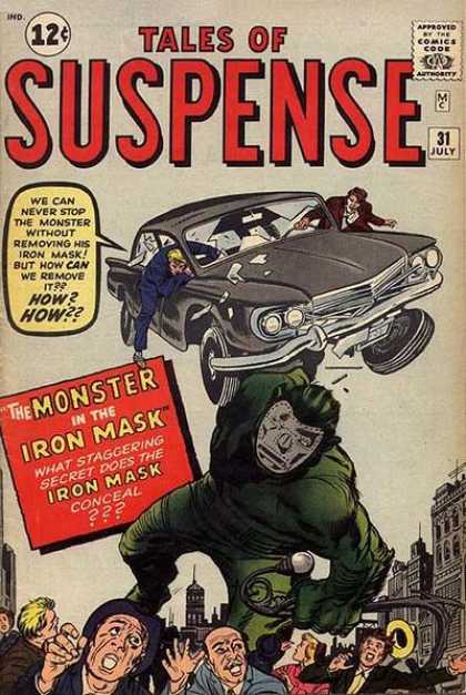 Tales of Suspense 31 - Monster - Mask - Giant - Rampage - Car
