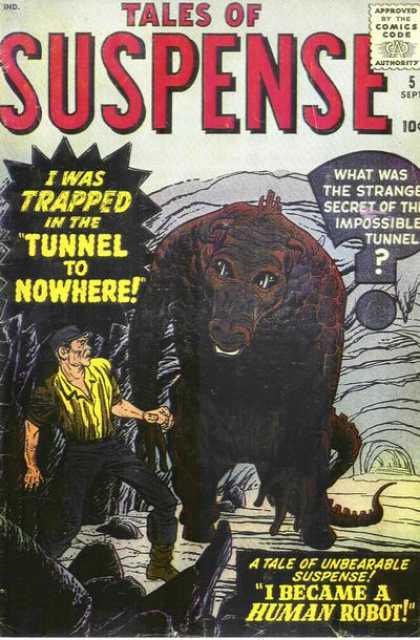 Tales of Suspense 5 - Approved By The Comics Code - I Was Trapped - Monster - Man - I Became A Human Robot