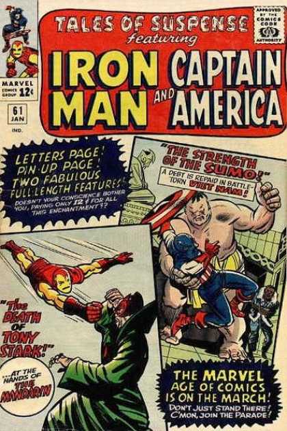 Tales of Suspense 61 - Marvel - Marvel Comics - Iron Man - Captain America - Mandrian - Charles Stone, Jack Kirby