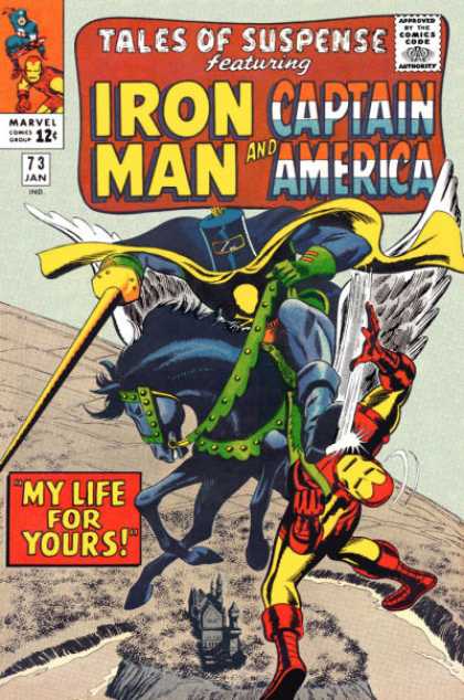 Tales of Suspense 73 - Iron Man - Captain America - My Life For Yours - January - Joust - Gene Colan