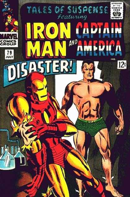 Tales of Suspense 79 - Iron Man Saves The Day - Captain America In The Contest - I Got Hit - The Laboratory - Can You Sew - Gene Colan