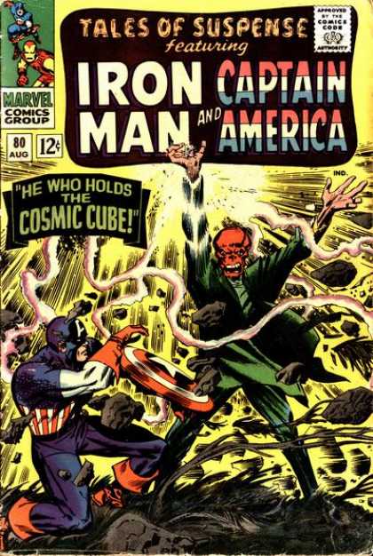 Tales of Suspense 80 - Iron - Captain - America - Cosmic - Explosion - Jack Kirby