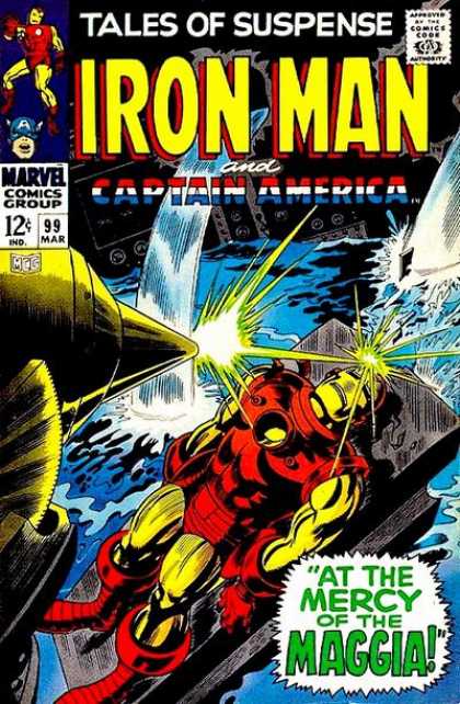 Tales of Suspense 99 - Iron Man - Maggia - Captain America - At The Mercy Of Maggia - Water - Gene Colan
