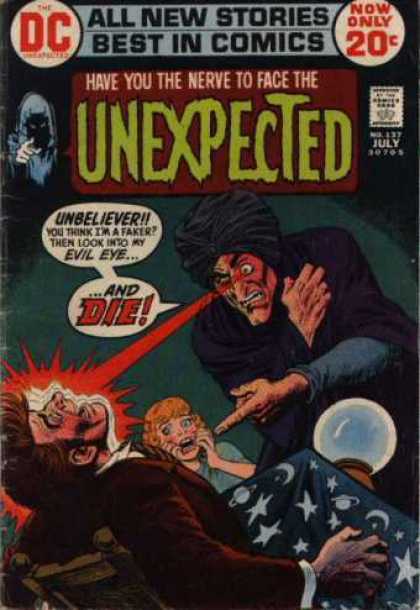 Tales of the Unexpected 137 - Crystal Ball - Evil Eye - Turban - All New Stories - Unbeliever