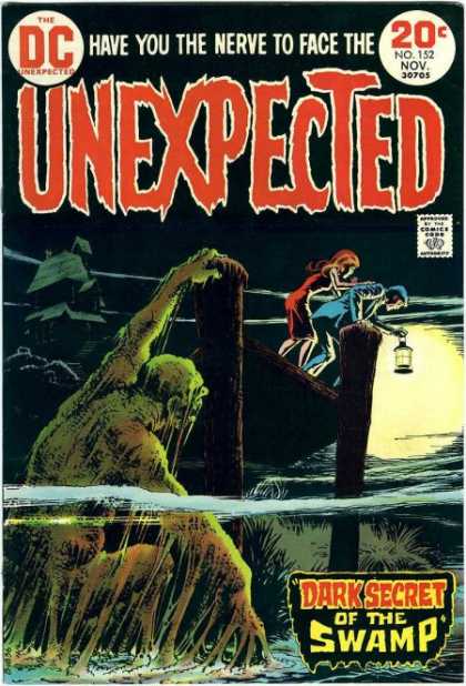 Tales of the Unexpected 152 - Swamp Thing - Have You The Nerve To Face The - Unexpected - Dark Secret Of The Swamp - Monster